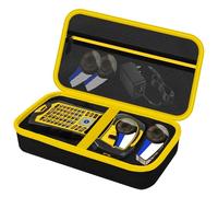 HESPLUS Hard Carrying Case for Brady M210/BMP21-PLUS/BMP21-LAB - Shockproof Water-Resistant EVA, Mesh Pocket & Handle (Case Only！)-BLACKYELLOW