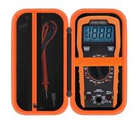 HESPLUS Hard Storage Case for Klein Tools MM400 / MM325 / MM300 Digital Multimeter, Multimeter Case for Klein Tools 69149P Electrical Test Kit, Voltage Tester EVA Hard Carrying Case, Black (Case Only)