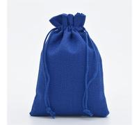 Hessian Bags,Little Gift Bags 50Pcs/pack Fashion Jute Drawstring Burlap Bags Wedding Party Favors Gift Jewelry Hessian Sack Pouches Packing 5 Sizes(R blue,1 COUNT (PACK OF 1)1_50PCS)