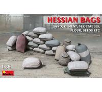 Miniart 1: 35 - Hessian Bags (Sand, Cement, Vegetables)