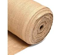 Hessian Fabric Perfect for Rustic Wedding Decor Party Banners Table Settings Chair Covers DIY Crafts Floral Arrangements Backdrops Ribbons and Burlap Sashes (20 Meter, 54 Inch) -Craft Queen LTD
