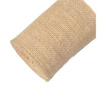 Hessian Ribbon Roll 1/2/5M Natural Vintage Jute Ribbon for Crafts Rustic Wedding Party Decoration DIY Home(Width 120mm,5Meters)
