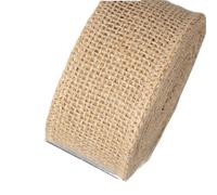 Hessian Ribbon Roll 1/2/5M Natural Vintage Jute Ribbon for Crafts Rustic Wedding Party Decoration DIY Home(Width 40mm,1Meter)