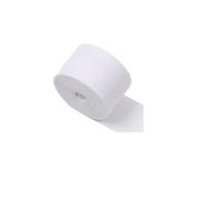 Hessian Ribbon Roll 10M DIY Rustic Jute Ribbon Colorful Woven Linen Burlap Hemp Fabric Hessian Cloth Wedding Decor Rolls(White)