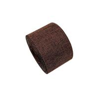 Hessian Ribbon Roll 10M Imitate Jute Ribbon Colorful Rustic Burlap Hemp Fabric for DIY Crafts Sewing Supplies(Brown)