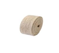 Hessian Roll 10M Natural Jute Burlap Hessian Ribbon Rolls Vintage Rustic Fabric Wedding Wrapping Festival Decoration for Crafts(3.8cm)