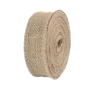 Hessian Roll 20M Natural Jute Burlap Fabric 3-30CM Roll Hessian Ribbon Table Runner Wedding Party Supplies Spring Decoration for Crafts(Width 4cm)