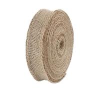 Hessian Roll 20M Natural Jute Burlap Fabric 3-30CM Roll Hessian Ribbon Table Runner Wedding Party Supplies Spring Decoration for Crafts(Width 3cm)