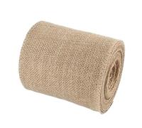 Hessian Roll 20M Natural Jute Burlap Fabric 3-30CM Roll Hessian Ribbon Table Runner Wedding Party Supplies Spring Decoration for Crafts(Width 15cm)