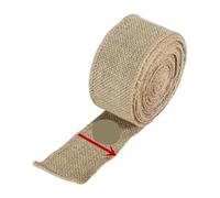 Hessian Roll 5cm/10cm/15cm/35.5cm Width Jute Table Runner Burlap Fabric for Chair Sashes Ribbon Hessian for Crafts(5cm,10 Meter)