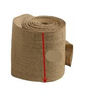 Hessian Roll 5cm/10cm/15cm/35.5cm Width Jute Table Runner Burlap Fabric for Chair Sashes Ribbon Hessian for Crafts(15cm,5 Meter)