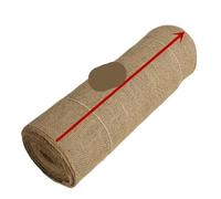 Hessian Roll 5cm/10cm/15cm/35.5cm Width Jute Table Runner Burlap Fabric for Chair Sashes Ribbon Hessian for Crafts(35cm,5 Meter)