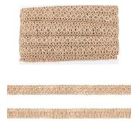 Hessian Roll Braided Burlap Ribbon 10m Gimp Braid Trim Lace Rustic Hessian Upholstery Woven Jute Rope for Costume