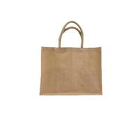 Hessian Tote - Plain Shopping Bags for Gifts, Drawstring Gift Totes, Christmas Totes, Eco-Friendly Fabric Bags (Large - H38cm X W35cm X D14cm - 5 Pack)
