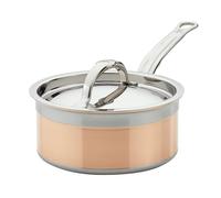 Hestan - CopperBond Collection - 100% Pure Copper Sauce Pan, Induction Cooktop Compatible, 1.5 Quart