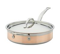 Hestan - CopperBond Collection - 100% Pure Copper Sauté Pan, Induction Cooktop Compatible, 3.5 Quart