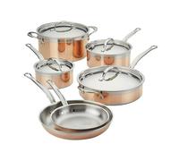 Hestan Hestan Copperbond pot and frying pan set 10 pieces