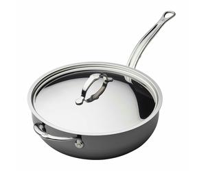 Hestan - Hestan NanoBond Sauté Pan, 28 cm/4,7 L - Stainless Steel