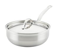 Hestan ProBond Forged - Professional Clad Stainless Steel Essential Pan, 3.5 Quart, Induction Compatible