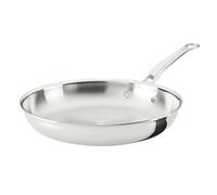 Hestan ProBond Luxe 27.9 cm Frying Pan, Professional Clad Stainless Steel Pan, Triple Layer Clad Construction, Polished Exterior, Induction and Oven Safe