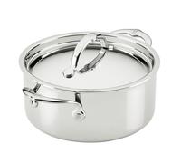 Hestan ProBond Luxe 3-Quart Soup Pot with Lid, Professional Clad Stainless Stee, ProCore Tri-Ply Clad Construction, Polished Exterior, Induction & Oven Safe