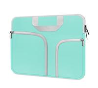 HESTECH Laptop case 14 inch,Chromebook Sleeve Cover,Neoprene Protective Carrying Bag for 14-15.6" HP Asus Acer Samsung Sony Dell XPS Surface Book 15/16 inch MacBook Pro Computer,Green