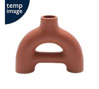 Hestia Arched Style Rustic Ceramic Vase