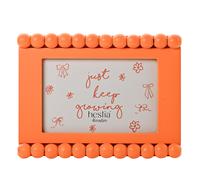 Hestia Beaded Frame 4" x 6" - Orange Hestia Orange