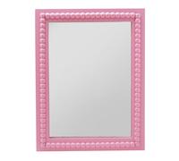 Hestia Beaded Mirror - Pink Hestia Pink