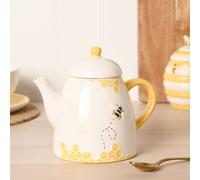 Hestia Bee Hive Teapot In White White