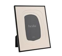 Hestia Black Aluminium Photo Frame Layered Mount - 4" X 6" Black