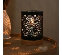 Hestia Black Lace Aroma Lamp Black One Size