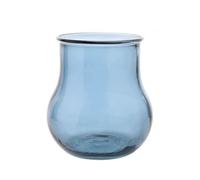 Hestia Blue Recycled Glass Vase