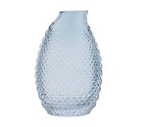Hestia Blue Textured Glass Vase Blue One Size
