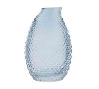 Hestia Blue Textured Glass Vase Hestia Blue