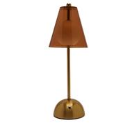 Hestia Bronze Glass Ball Led Touch Table Lamp Bronze