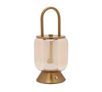 Hestia Bronze Usb Led Touch Lamp - Lantern Style Bronze