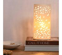 Hestia Butterfly Tube Lamp In White White One Size