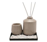 Hestia Ceramic Diffuser Vessel Set - Natural Hestia Natural