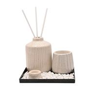 Hestia Ceramic Diffuser Vessel Set - Off-White Hestia Off-White