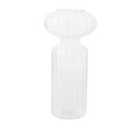 Hestia Clear Glass Vase Clear One Size