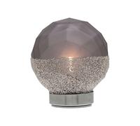 Hestia Cool Grey Glass LED Light 16cm