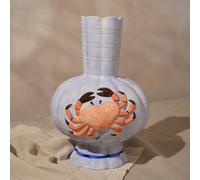 Hestia Crab Vase In Blue Blue