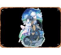 Hestia (Danmachi), Is It Wrong To Try To Pick Up Girls In A Dungeon?, Bell Cranel, Danmachi Anime Poster Home Wall Art Decoration Retro Metal Tin Sign 8x12 inch