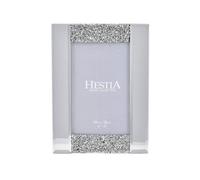 Hestia Diamante And Mirrored Photo Frame 4" X 6"