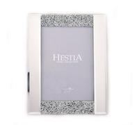 Hestia Diamante And Mirrored Photo Frame 5" X 7"