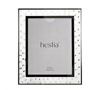 Hestia Diamante Scatter 8 x 10" Glass Photo Frame in Clear Hestia Clear