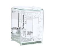 Hestia Diamante Scatter Glass Oil Burner In Clear Clear One Size