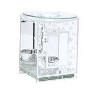 Hestia Diamante Scatter Glass Oil Burner in Clear Hestia Clear