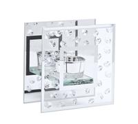 Hestia Diamante Scatter Glass Tealight Holder - Single In Clear Clear One Size